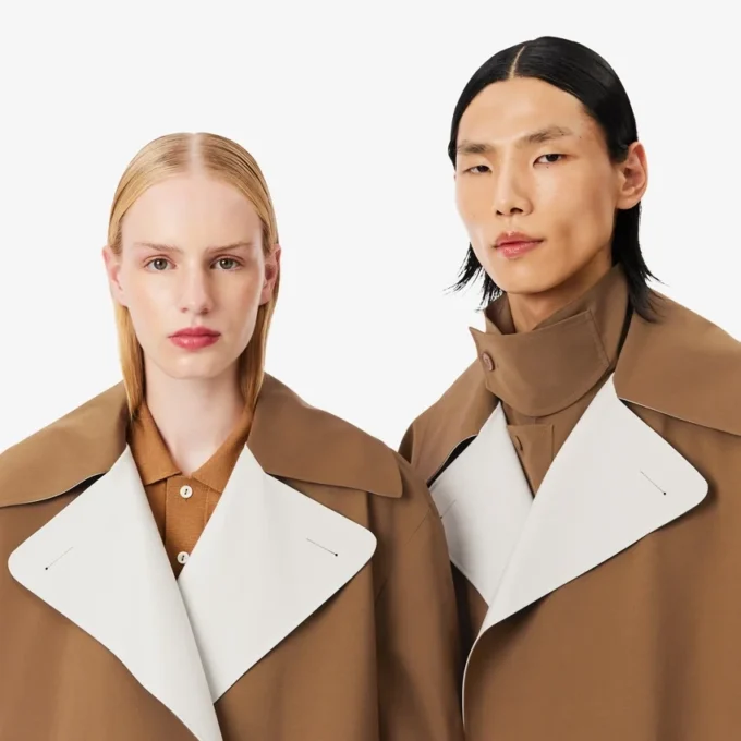 Trenchcoat z vlněné směsi z přehlídky The Blend Trenchcoat z vlněné směsi z přehlídky The Blend