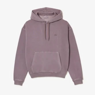 Unisexová mikina s kapucí z bavlněného fleece s volným střihem