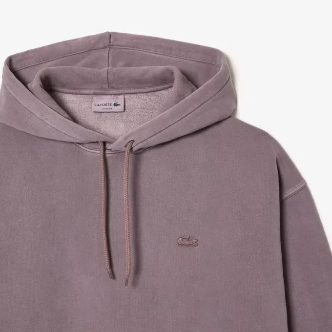 Unisexová mikina s kapucí z bavlněného fleece s volným střihem