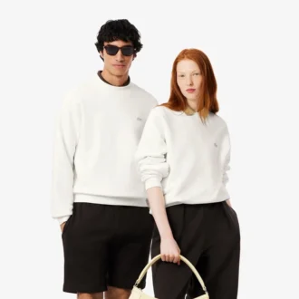 Unisexová mikina s kapucí z tlustého fleece s volným střihem