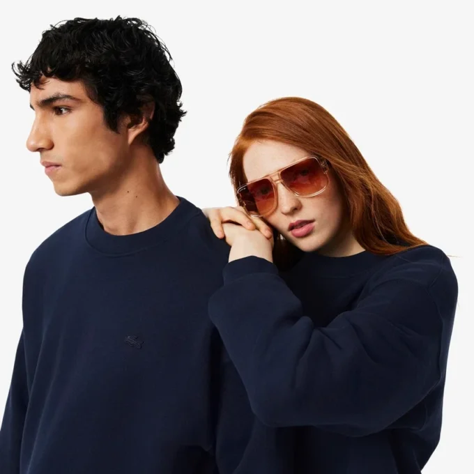Unisexová mikina s kapucí z tlustého fleece s volným střihem